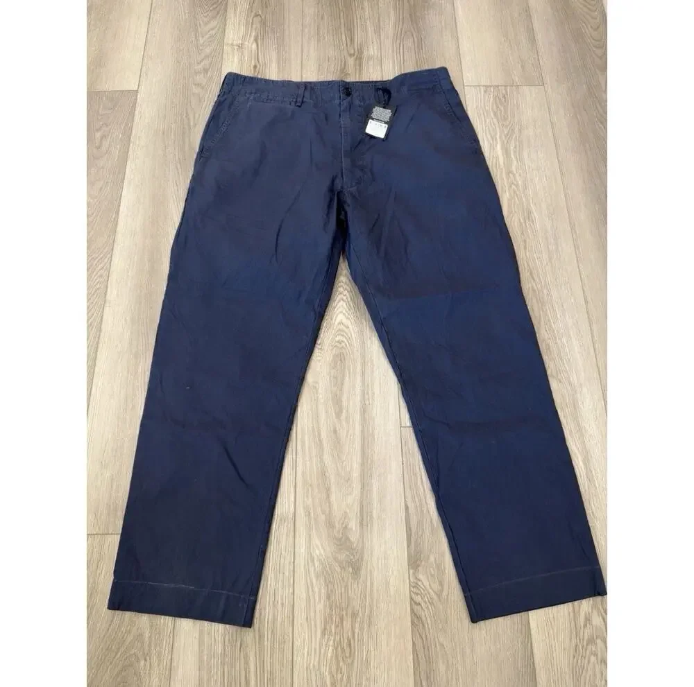 NWT Buck Mason Parachute Poplin Carry On Pants Navy Venice Wash 30x30